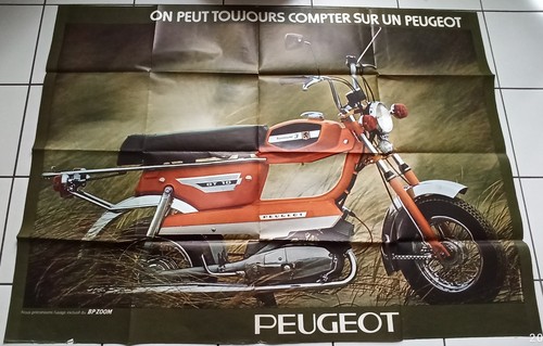 Affiche originale peugeot - affiche,