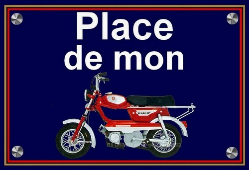 Plaque place mon - plaque, peugeot